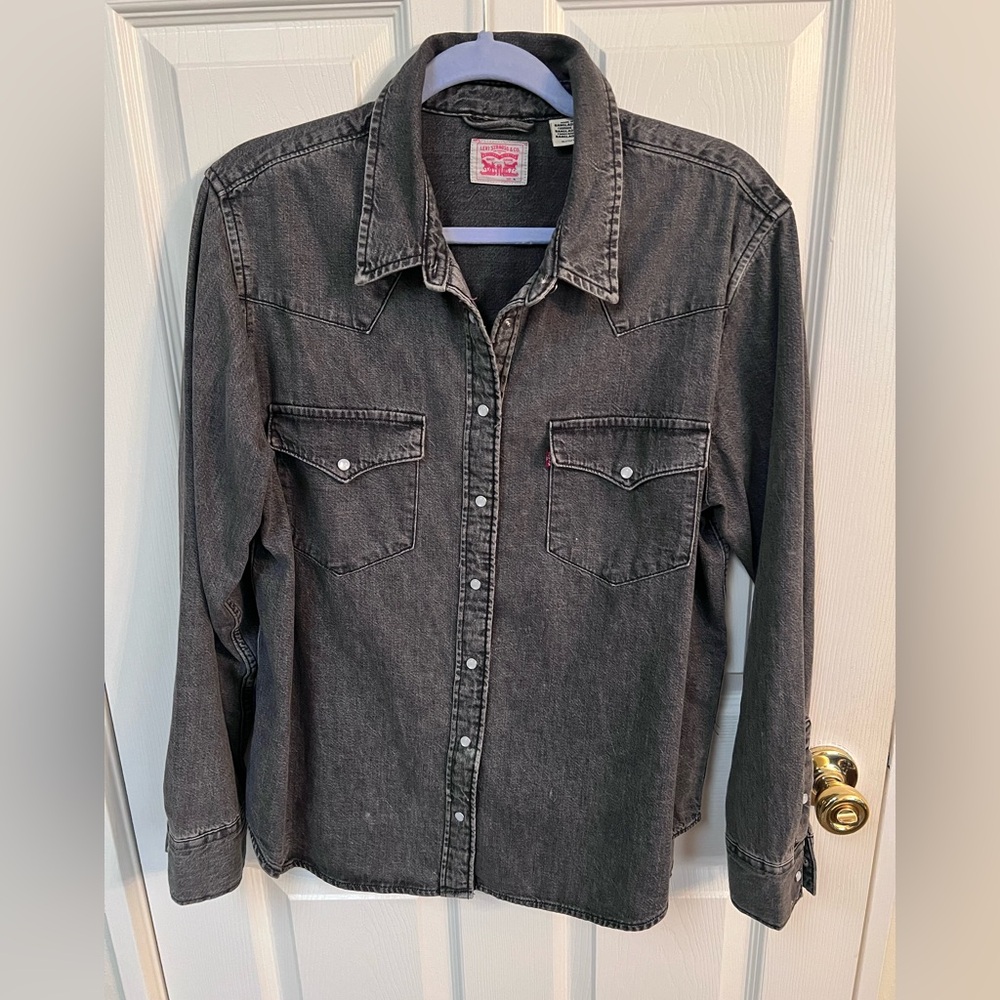 Levi's Charcoal Denim Shirt